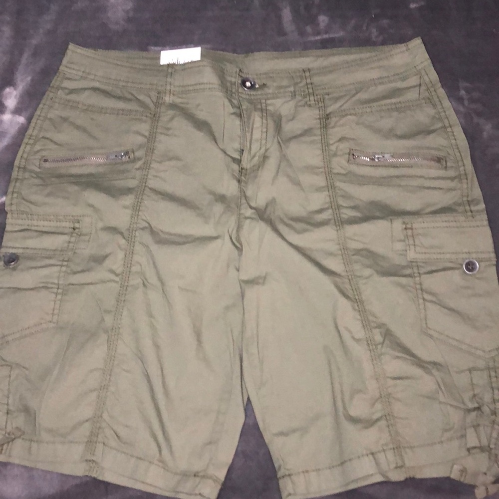 Green shorts